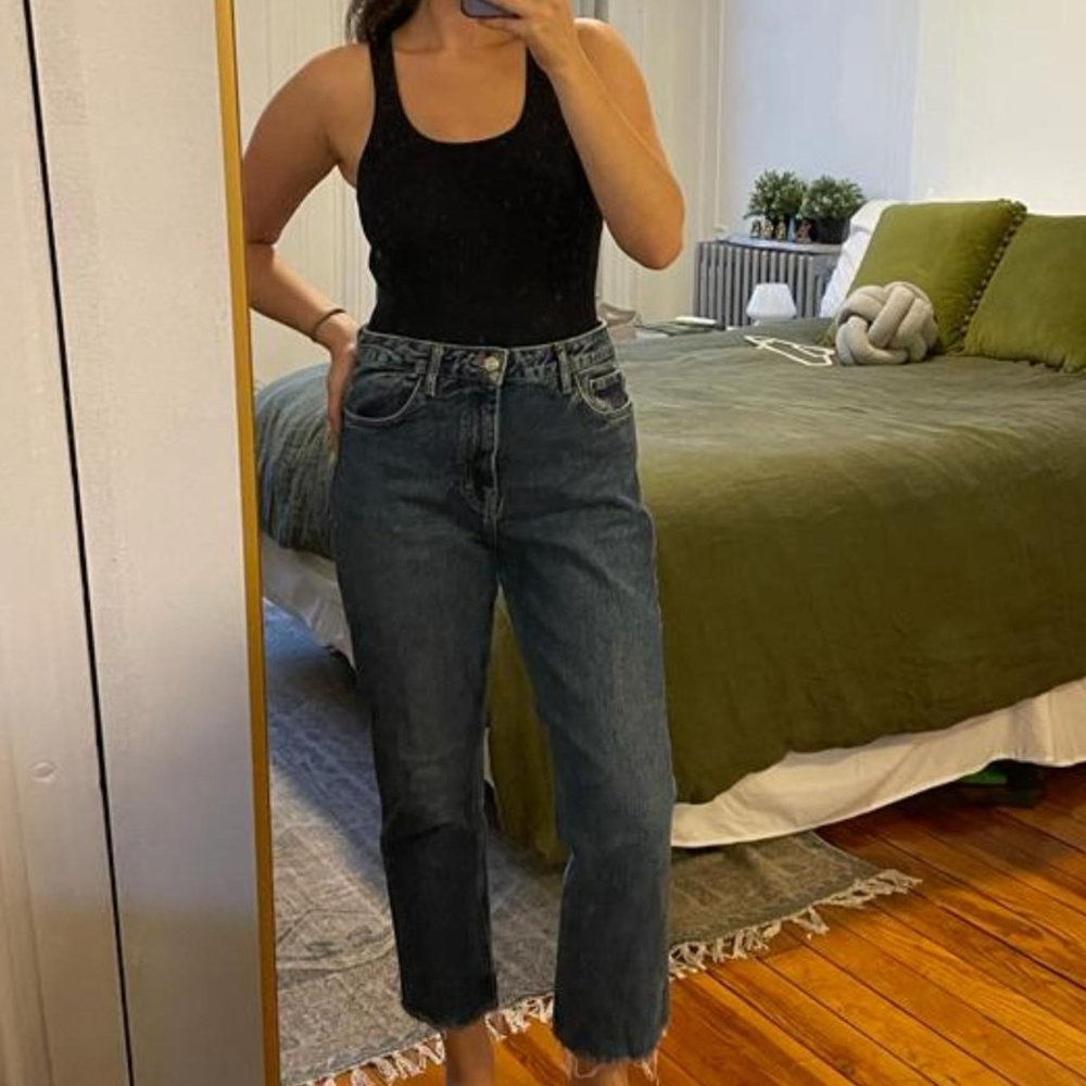 Topshop straight leg ankle size 30